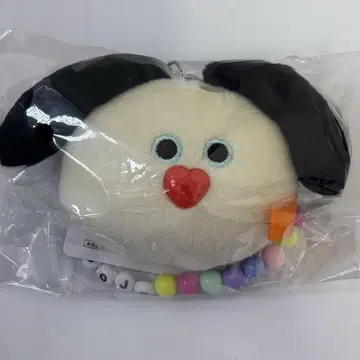 익명 새상품 mojojo 비즈 체인 달린 페이스 마스코트 강아지