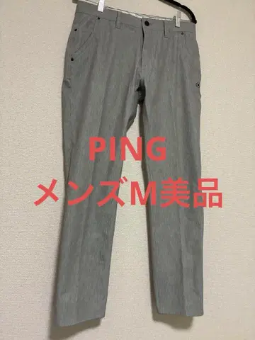 PING/핑 골프 앵클 팬츠 [ 그레이/남성용M ] 새상품급!