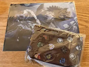 TGS2025 몬헌 와일즈 체험판 특전 파우치 클리어 파일 MHW