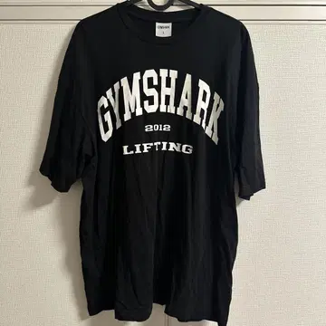 GYMSHARK 블랙 T셔츠 2012 LIFTING