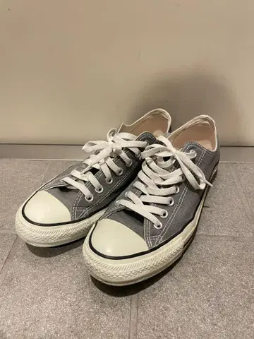 CONVERSE ALL STAR 그레이 로우컷 스니커즈 27cm