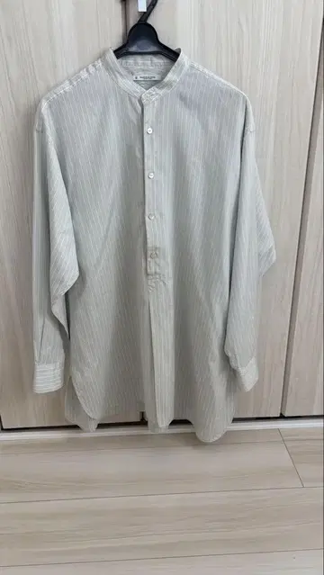 MAATEE&SONS SILK STRIPE PULLOVER SH