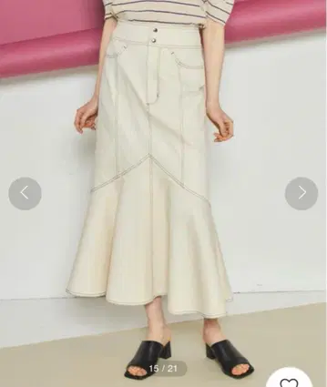 이네라 스티치 머메이드 스커트