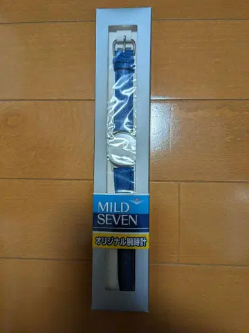 MILD SEVEN 손목시계 벨트 파랑 미개봉
