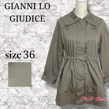 새상품급 GIANNI LO GIUDICE 고급 라이트 코트 심플 S
