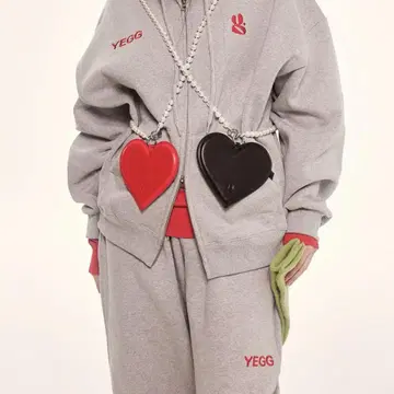 [ YEGG ] Heart wallet bag RED 구하기 어려움 인기