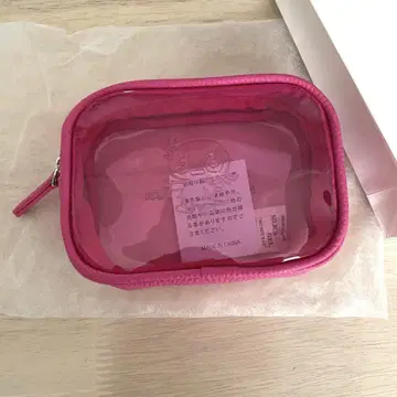 J_O 클리어 파우치 핑크