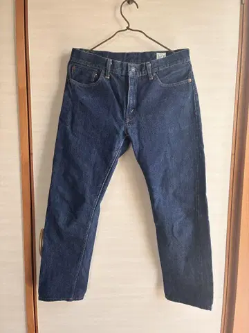orSlow Lot 107 여성용 다크 블루 데님