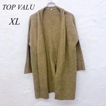 e5366 롱 가디건 연한 브라운 XL 루즈핏 체형 커버 겉옷 가을/겨울