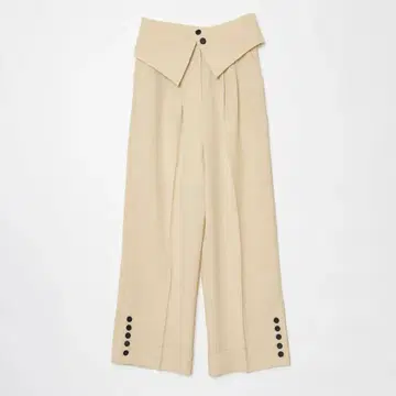 EAPHI 랩 디자인 버튼 슬랙스 베이지