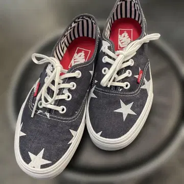 Vans 별 패턴 네이비 스니커즈