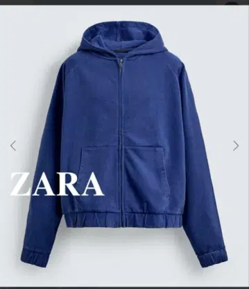 완판템 ZARA 박시핏 후디 S 짙은 파랑
