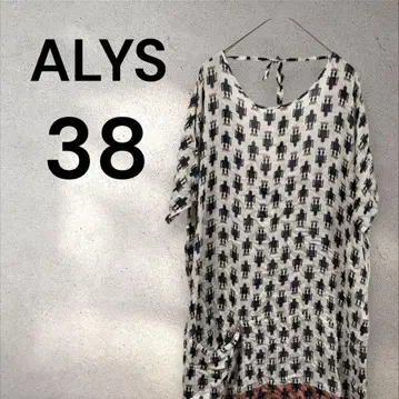 ALYSI 튜닉 반팔 로봇 뒤트임