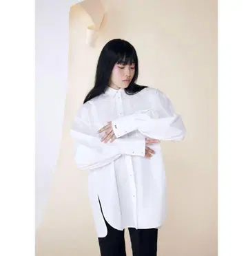 엔폴드 볼륨 블라우스