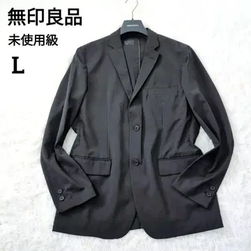 [ 새상품급 ] MUJI 무인양품 고기능 자켓 블랙 L 워셔블 앤컨 쾌적