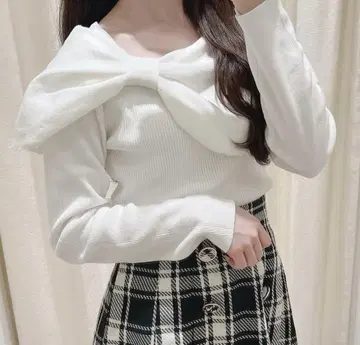 evelyn 에블린 빅 리본 니트