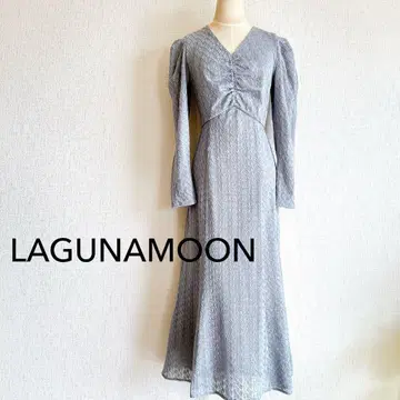 정가 18700엔 LAGUNAMOON 발파 레이스 원피스