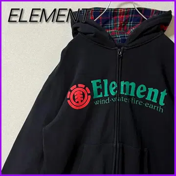 [ ELEMENT ] 엘리먼트 빅 로고 집업 후드티