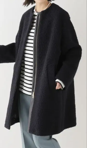 부클레 울 트라페즈 코트
