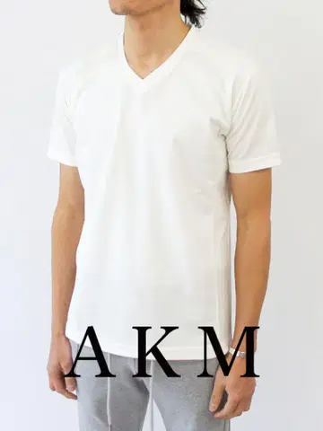 AKM 에이케이엠 S/S V-NECK 새상품급