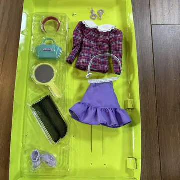 새상품급 의류 해시태그 아웃핏 레이디 레트로 보라색 거울 귀걸이