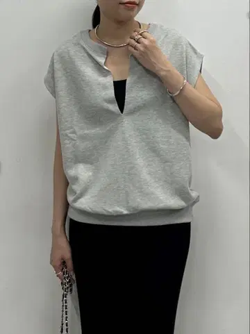 Loungedress 라운지 드레스 스키퍼 프렌치 맨투맨 그레이