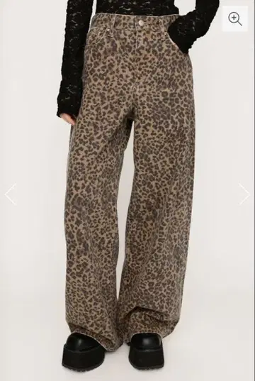LEOPARD WIDE LEG PT-D