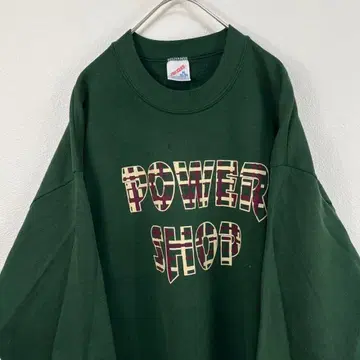 USA 제조 90s jerzees 맨투맨 그린 빈티지