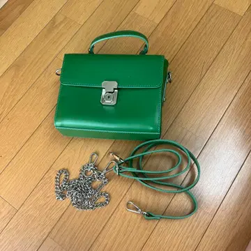 Demi-Luxe beams 그린 숄더백