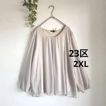 23구 쉬폰 도킹 풀오버 턱 사이즈 44 2XL