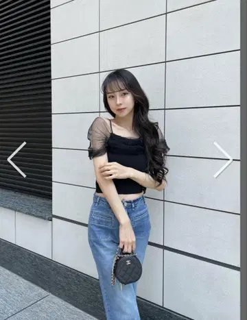 Liliana 리한나 포켓 디자인 롱 데님