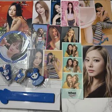 TWICE 쯔위 트레이딩 카드 러블리 세트 부채 그립