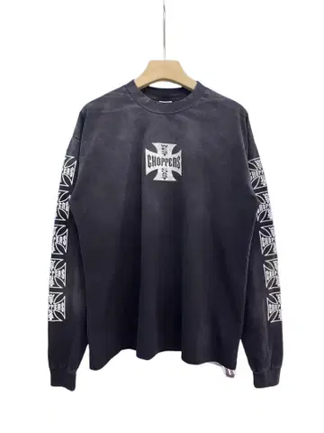 WEST COAST CHOPPERS 블랙 긴팔 티셔츠