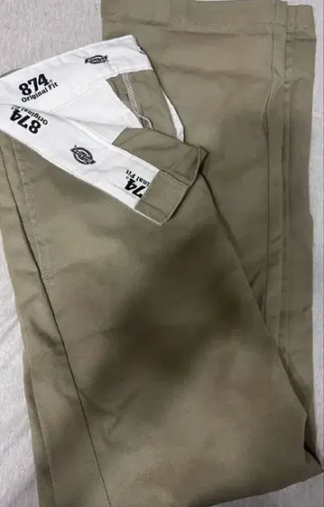 Dickies 874 워크 팬츠 베이지