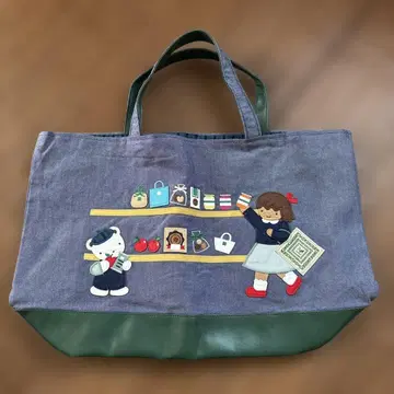 familier x 기노쿠니야 콜라보 토트백