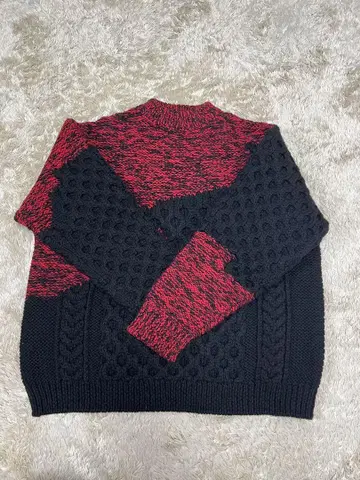 YUKI HASHIMOTO INCOMPLETED ARAN JUMPER