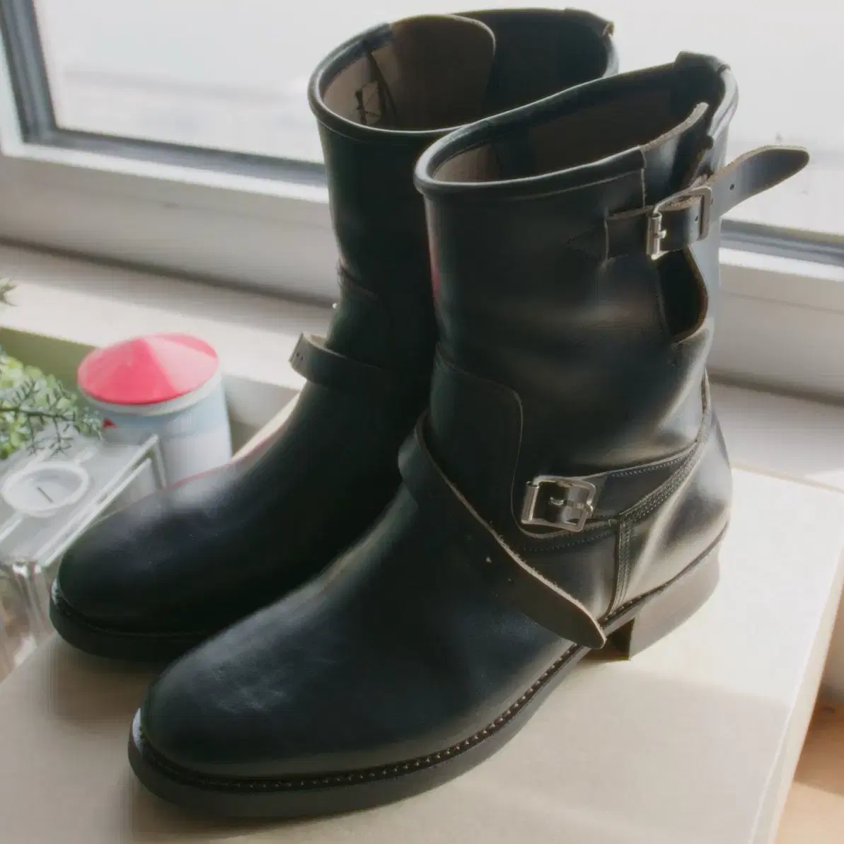 Old Joe Engineer Boots Black Full Grain 8.5 #oldjoe on Bunjang