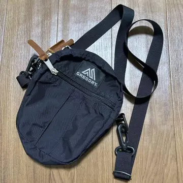 GREGORY 숄더백 퀵 포켓 M 블랙