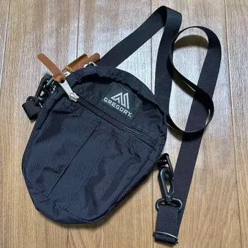 GREGORY 숄더백 퀵 포켓 M 블랙