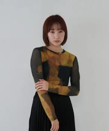 Uenui 시어 탑 시스루 마블