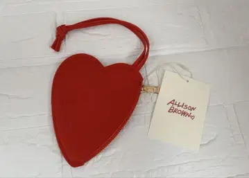 LOVELY MINI HEART POUCH 레드