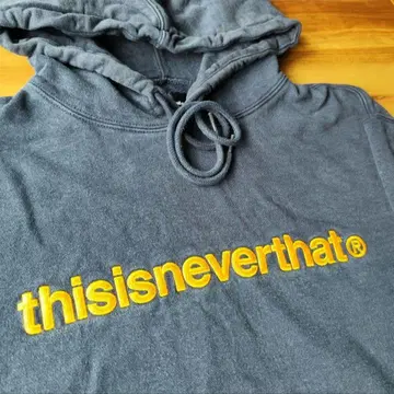 디스이즈네버댓 thisisneverthat 후드티 네이비 L 자수 로고