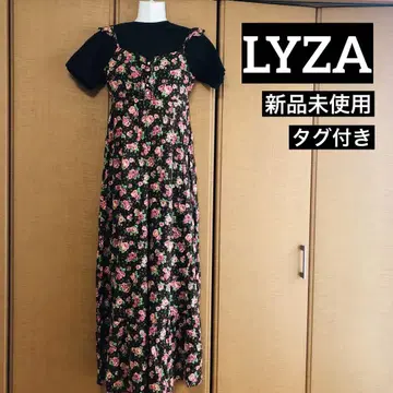 [ 미사용 택 포함 ] LYZA 꽃무늬 슬리브리스 살로펫