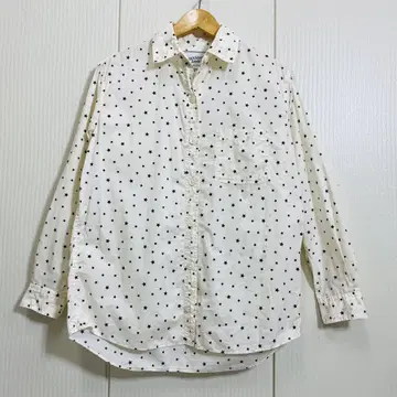 Deuxieme Classe 별 패턴 코튼 긴팔 셔츠 겉옷