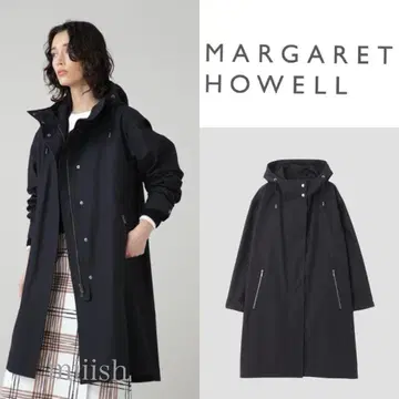 택 포함 새상품 마가렛호웰 발수 가공 코튼 후디드 코트 9.4만