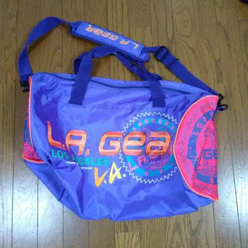 L.A. Gear 컬러풀 나일론 보스턴 백