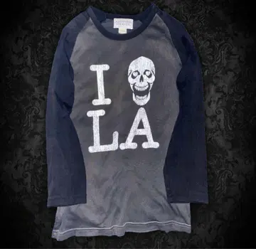 00s skull raglan sleeve t-shirt opium