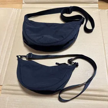 2사이즈! UNIQLO 라운드 숄더백 블랙