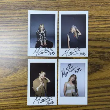 MAMAMOO 문별 waves 잡지 폴라로이드 혜택 트레이딩 카드