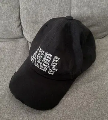 마뗑킴 캡 블랙
